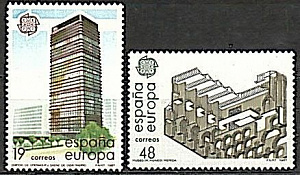 Испания, Европа 1987, Архитектура, 2 марки